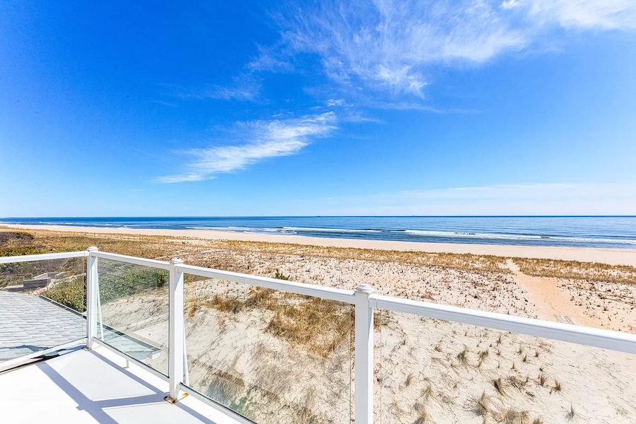 house for sale loveladies oceanfront contemporary view from den balcony