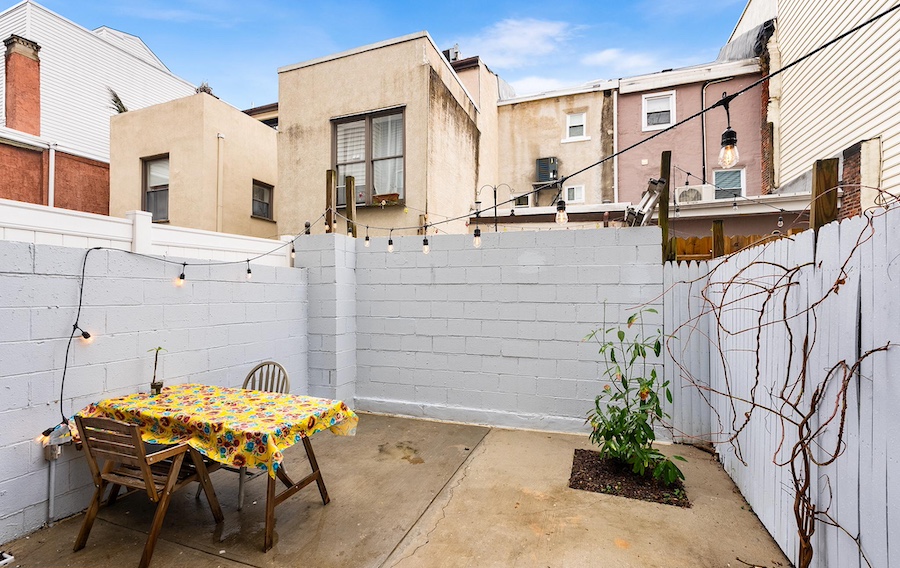 rear patio