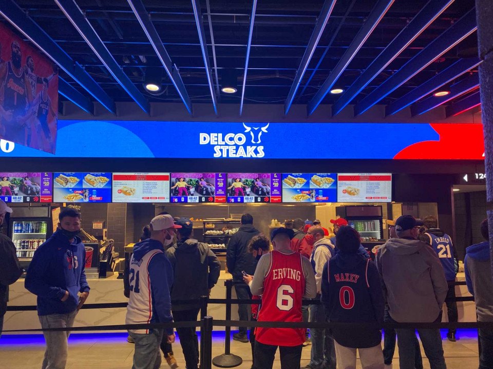 delco steaks 76ers philadelphia